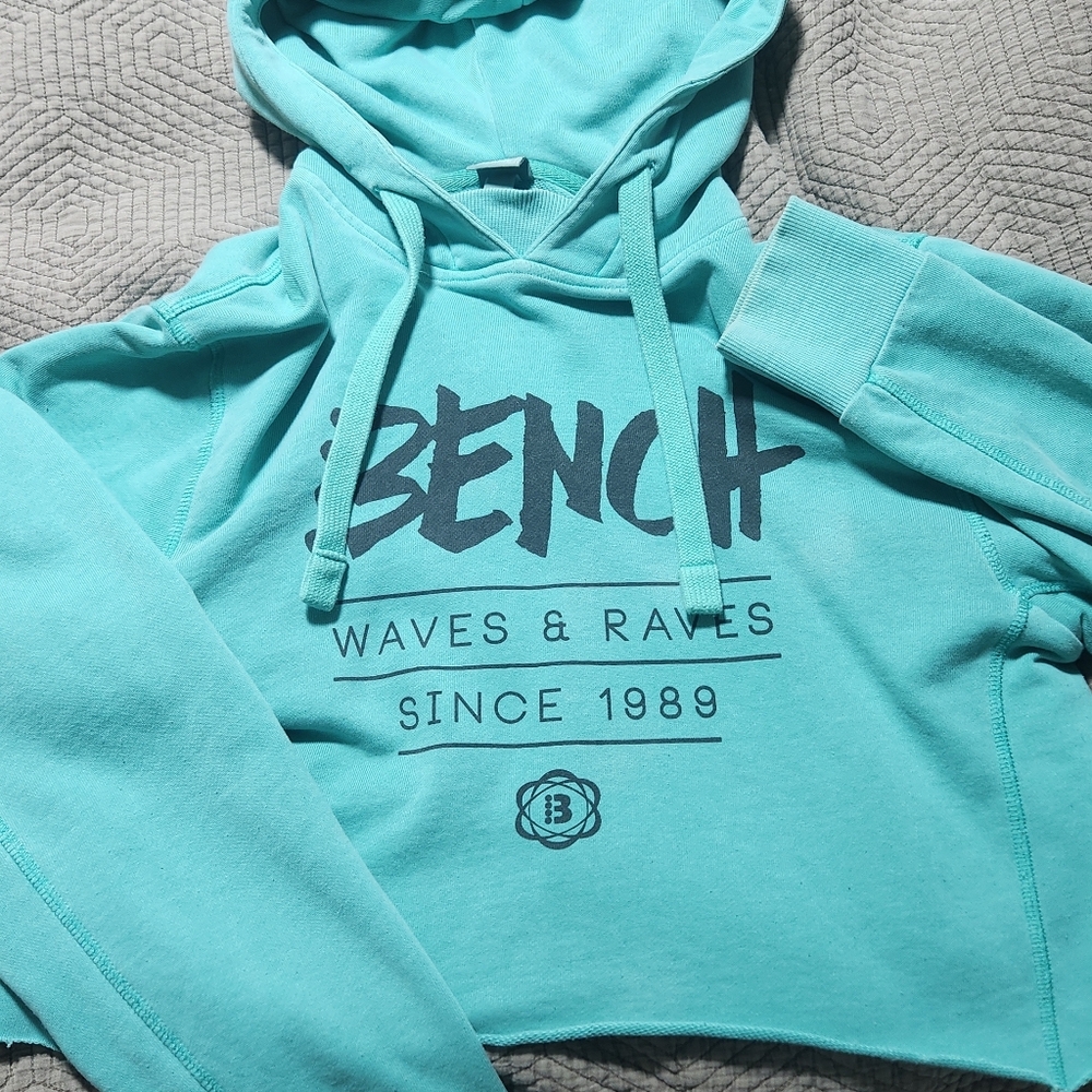 Bench Aqua Hoodie with Bold Logo